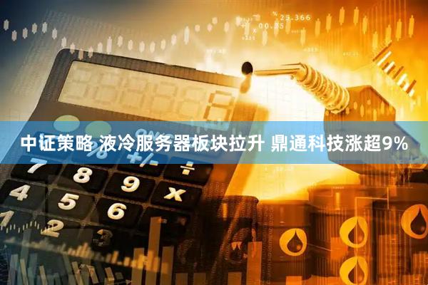 中证策略 液冷服务器板块拉升 鼎通科技涨超9%